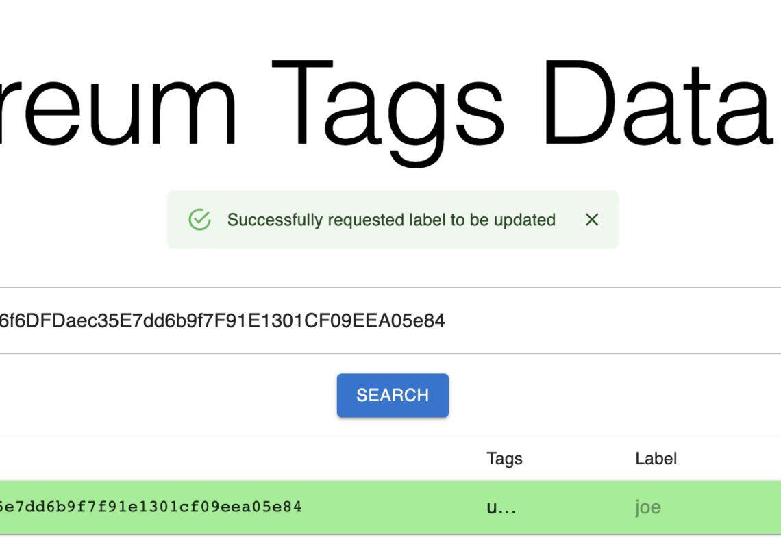 以太坊地址搜索平台Ethereum Tags Database入门教学-第6张图片-币安app下载