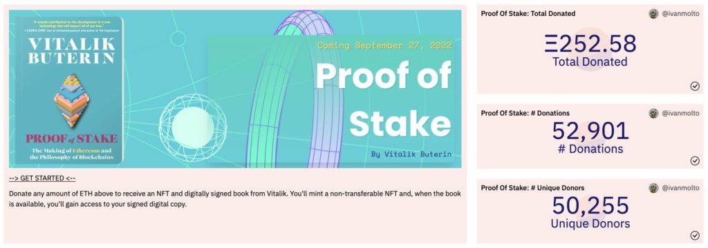 Gitcoin上如何捐赠ETH？获取V神新书《Proof of Stake》及NFT教程-第6张图片-币安app下载