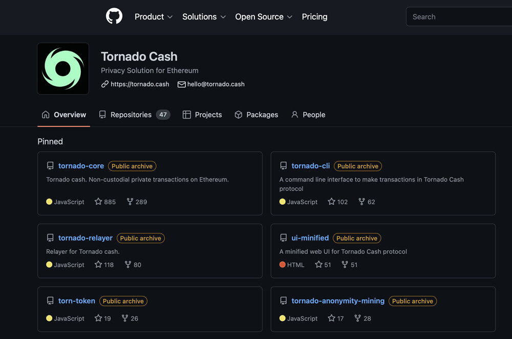隐私混币协议Tornado Cash重返GitHub！TORN代币涨10%-第2张图片-币安app下载