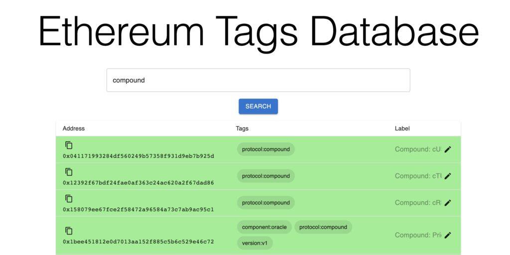 以太坊地址搜索平台Ethereum Tags Database入门教学-第2张图片-币安app下载