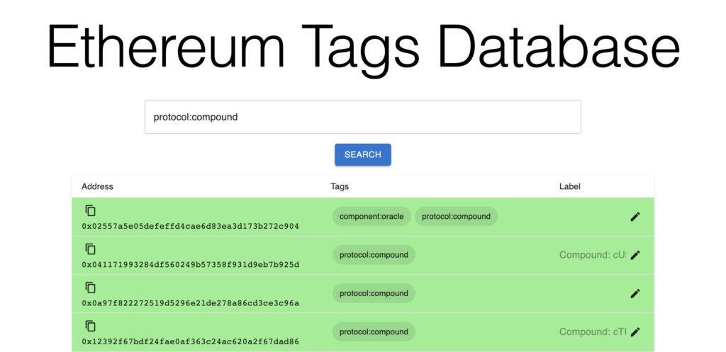 以太坊地址搜索平台Ethereum Tags Database入门教学-第3张图片-币安app下载