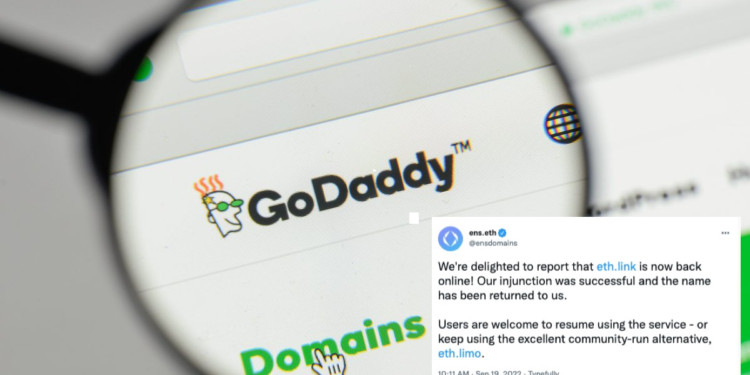 Web2、Web3最大域名商之战：ENS胜诉GoDaddy 夺回eth.link-第1张图片-币安app下载