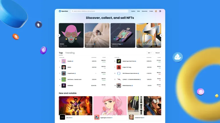 OpenSea首页改版！下周将推出NFT稀有度工具OpenRarity-第1张图片-币安app下载