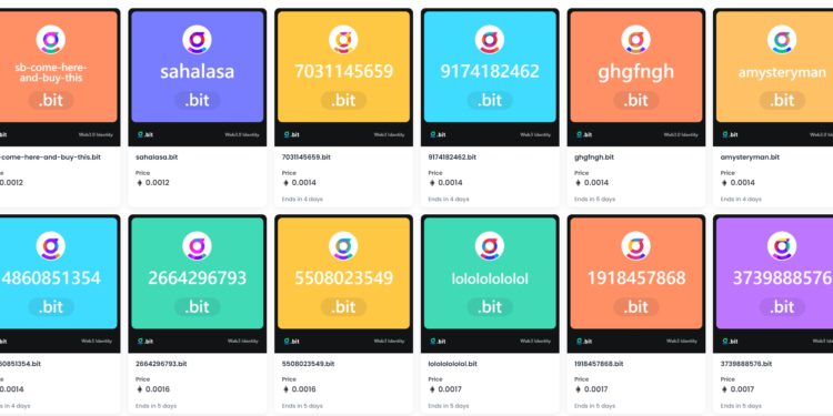 .bit成OpenSea推荐域名 慢雾科技创始人今申领.bit域名-第1张图片-币安app下载
