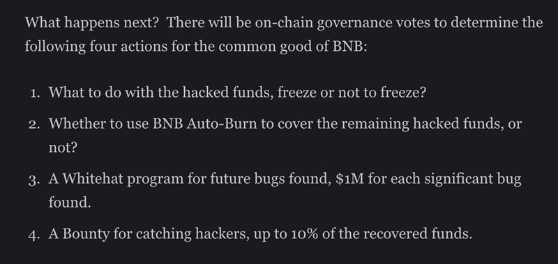 BNBChain将发链上投票决定是否冻结赃款！币安烧毁超1亿美元BUSD-第2张图片-币安app下载