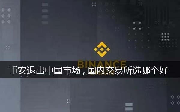 比特币binance退出中国市场,选哪个