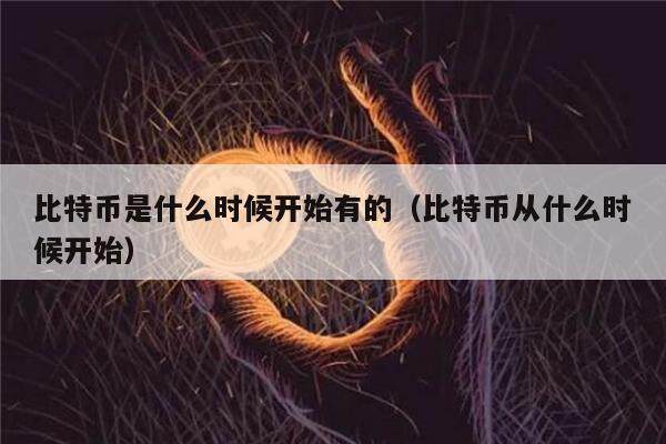 比特币是什么时候开始有的（比特币从什么时候开始）-第1张图片-币安app下载