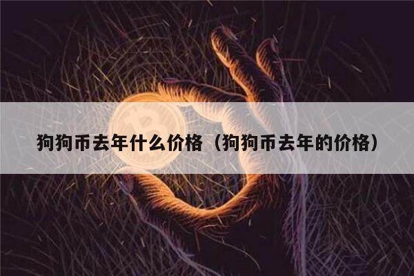 狗狗币去年什么价格（狗狗币去年的价格）-第1张图片-币安app下载
