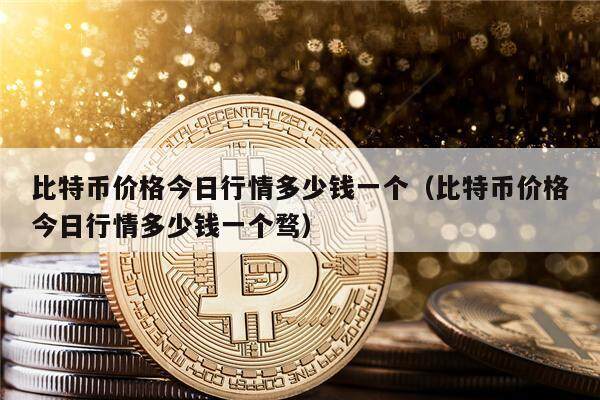 比特币价格今日行情多少钱一个（比特币价格今日行情多少钱一个骛）-第1张图片-币安app下载