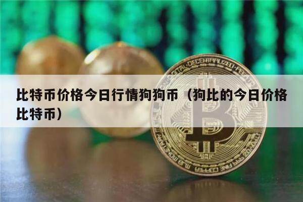 比特币价格今日行情狗狗币（狗比的今日价格比特币）-第1张图片-币安app下载