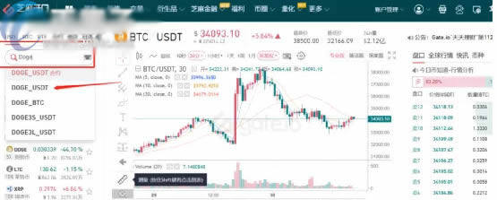 狗狗币怎么买?DOGE/狗狗币买入和交易教程(Gate.io交易所)-第10张图片-币安app下载